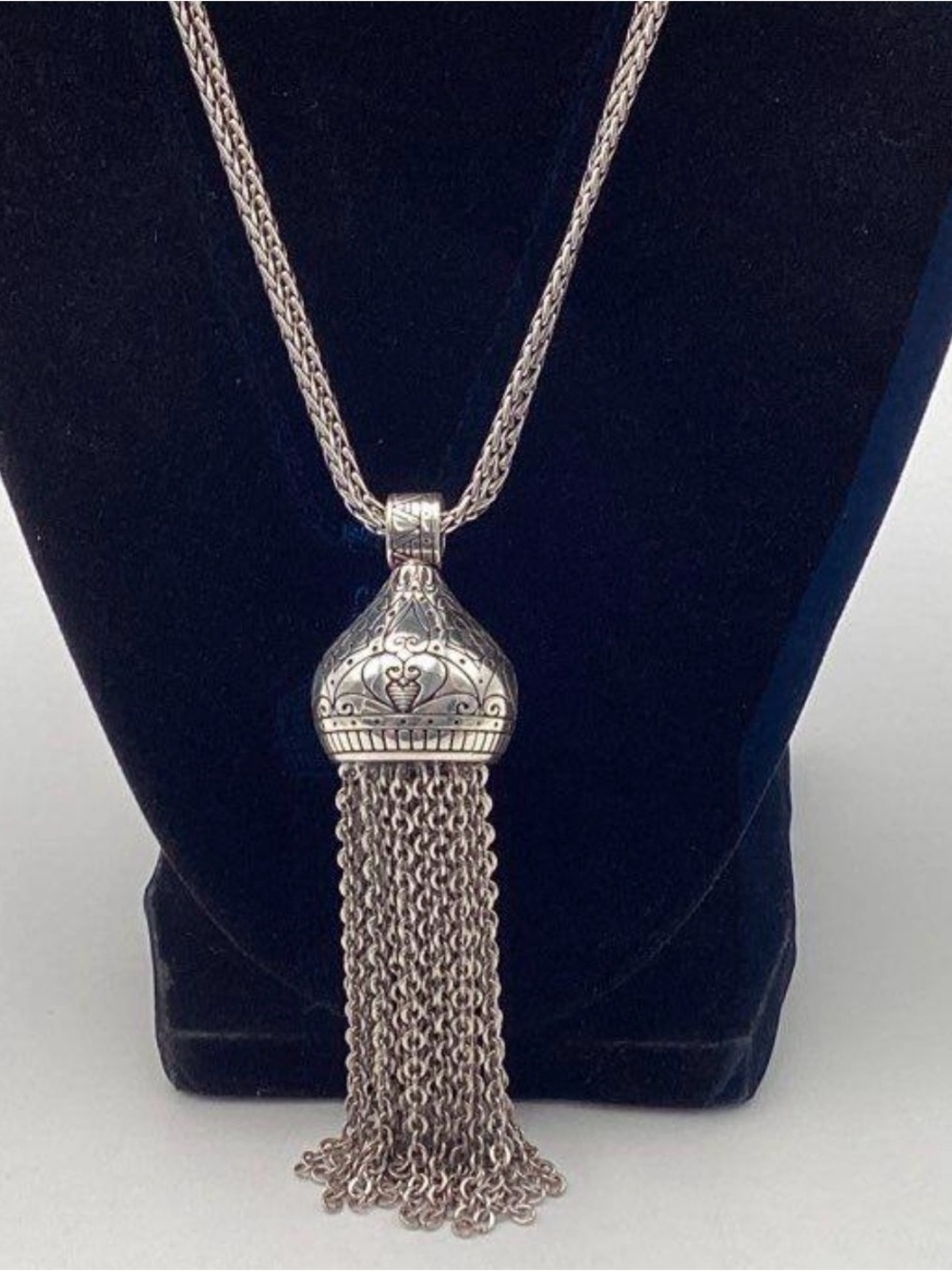 Brighton CASABLANCA Tassel Convertible Long Short Lantern Necklace MSRP $108 - Picture 2 of 4